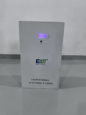 ترکیب شیمیایی باتری لیتیوم آهن فسفات LiFePO4 EWT 51.2V 100Ah برای سیستم‌های متصل به شبکه ذخیره انرژی کل خانه