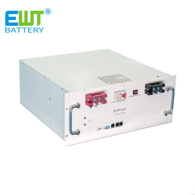 باتری ذخیره سازی انرژی خانگی خورشیدی PV با قابلیت نصب در رک، باتری فسفات آهن لیتیوم 48 ولت با محدوده عملکرد -20 درجه سانتیگراد تا 60 درجه سانتیگراد