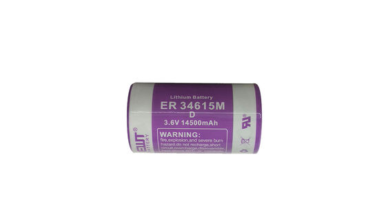 باتری لیتیومی با ظرفیت بالا ER34615M 3.6V 14500mAh برای کنتورهای هوشمند، دستگاه‌های اینترنت اشیا و سیستم‌های پشتیبان