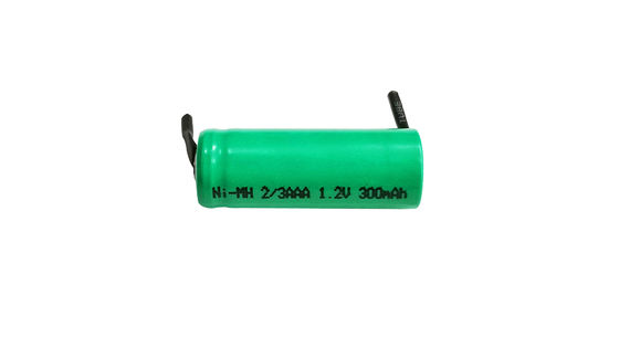 NIMH 1.2V 300MAH باتری هیدرید فلزی نیکل قابل شارژ طولانی مدت بدون اثر حافظه و ظرفیت متغیر