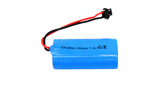 بسته باتری فسفات آهن لیتیوم 1500MAH 7.4V ICR18650 برای دوچرخه های برقی و اسکوترهای برقی